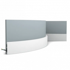 Многофункциональный профиль гибкий Orac Decor SX157F Полиуретан 2000*66*13 мм