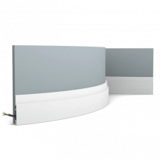 Многофункциональный профиль гибкий Orac Decor SX187F High Line Полиуретан 2000*75*12 мм