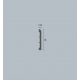 Многофункциональный профиль гибкий Orac Decor SX184F Полиуретан 2000*110*13 мм