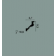 Карниз Orac Decor C200 Полиуретан 2000*65*57 мм